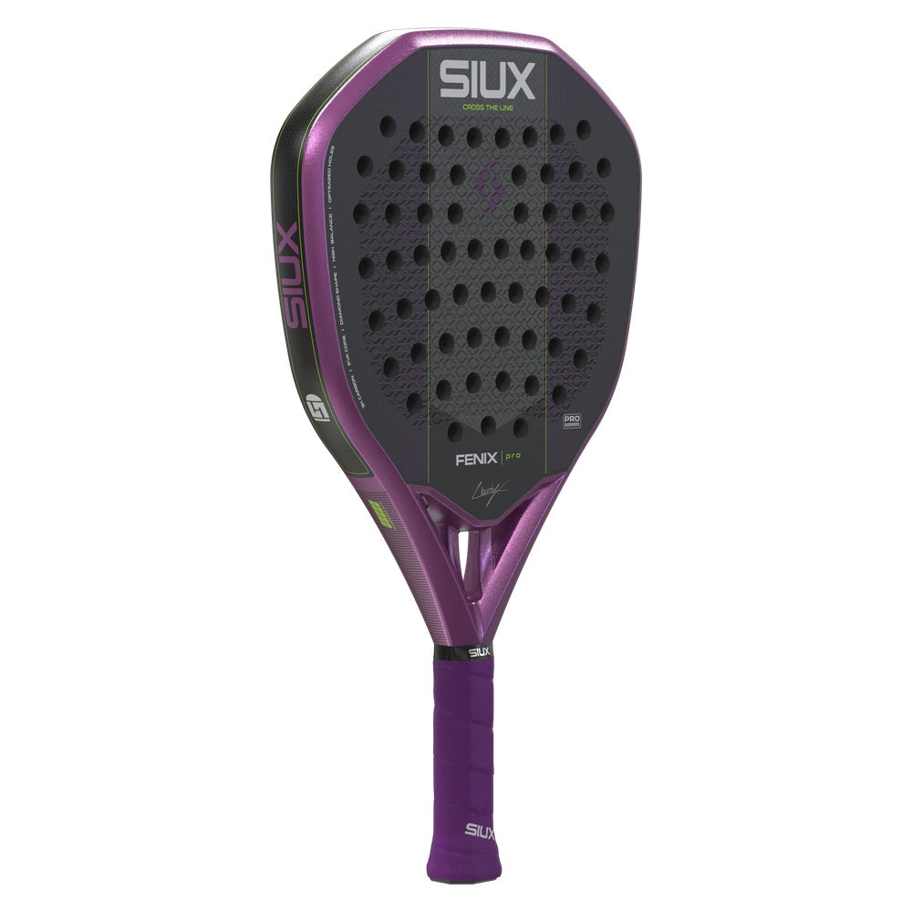 Raquette de padel Siux Fenix Pro VII Violet By Leo Augsburger 2027 - Esprit Padel Shop