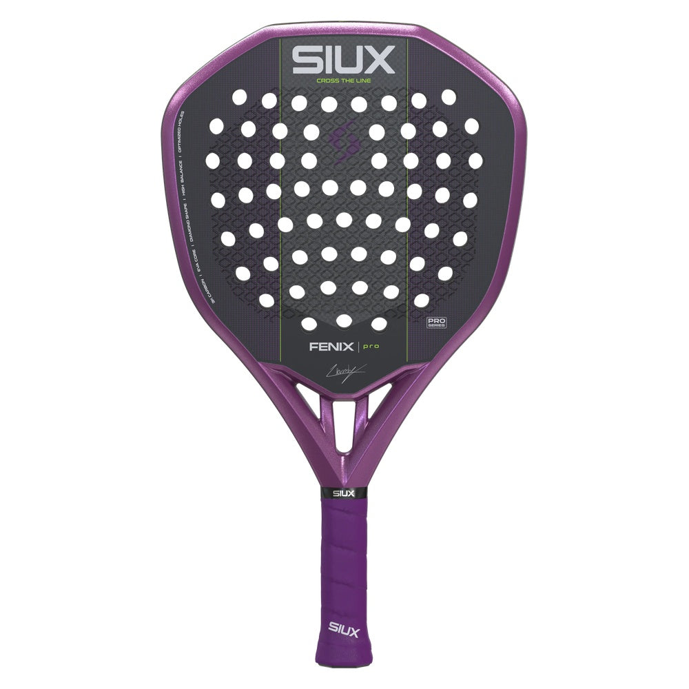 Raquette de padel Siux Fenix Pro VII Violet By Leo Augsburger 2027 - Esprit Padel Shop