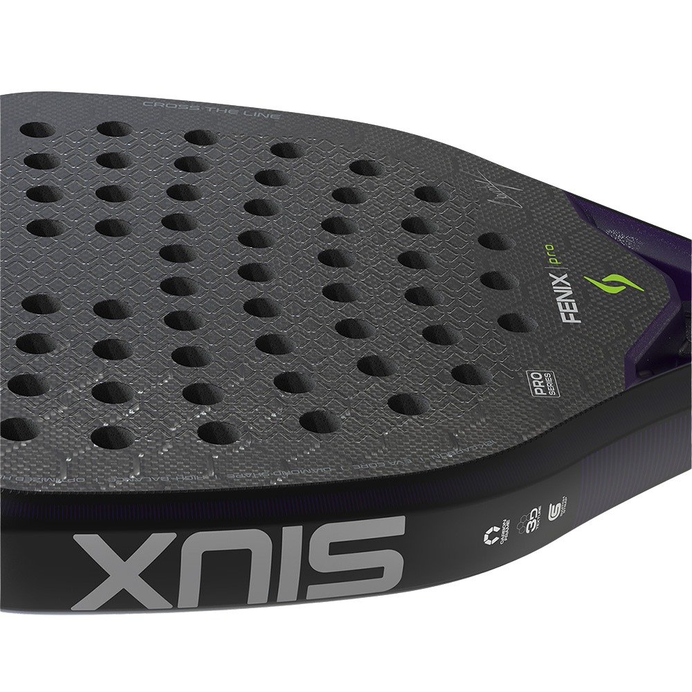 TEST CLUB - Raquette de padel Siux Fenix Pro VI Black Edition by Leo Augsburger 2026