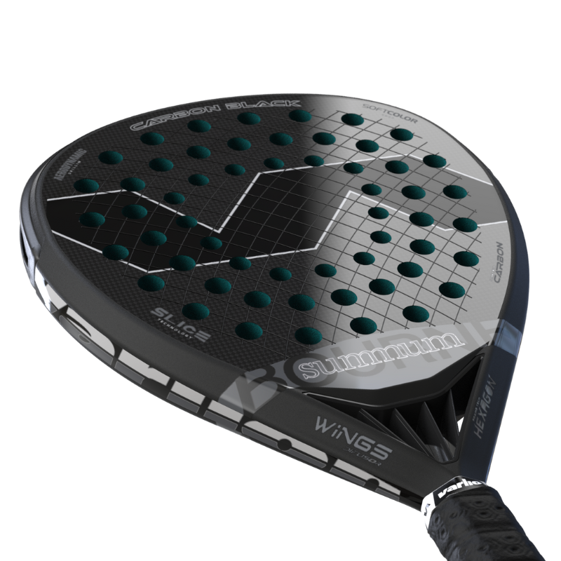 Raquette de padel Varlion Bourne Summum Carbon Black 2024