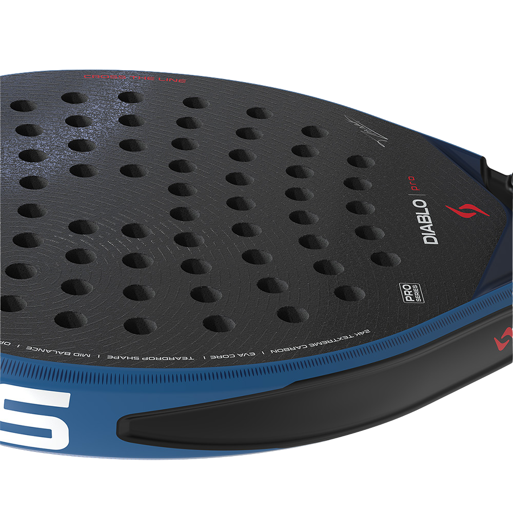 RAQUETTE DE TEST - Raquette de padel Siux Diablo Pro 5 Bleu 2026