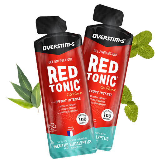 Gel énergétique Overstim.s Red Tonic Menthe Eucalyptus