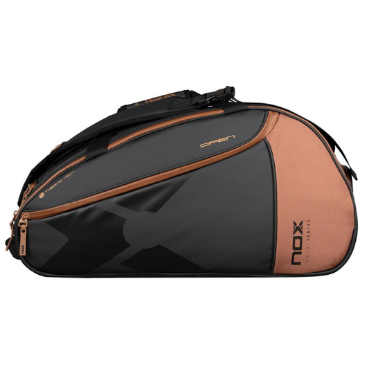 Sac de padel Nox Luxury Open Series Noir/Marron