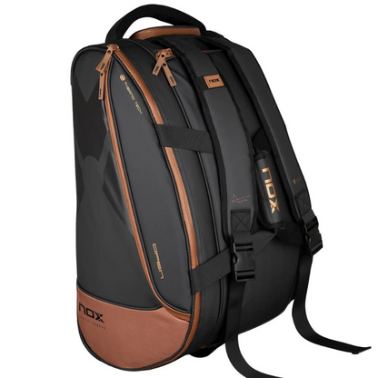 Sac de padel Nox Luxury Open Series Noir/Marron