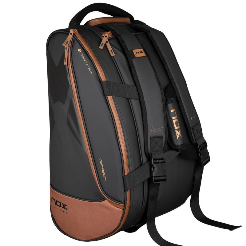 Sac de padel Nox Luxury Open Series Noir/Marron