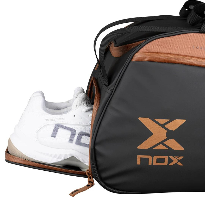 Sac de padel Nox Luxury Open Series Noir/Marron