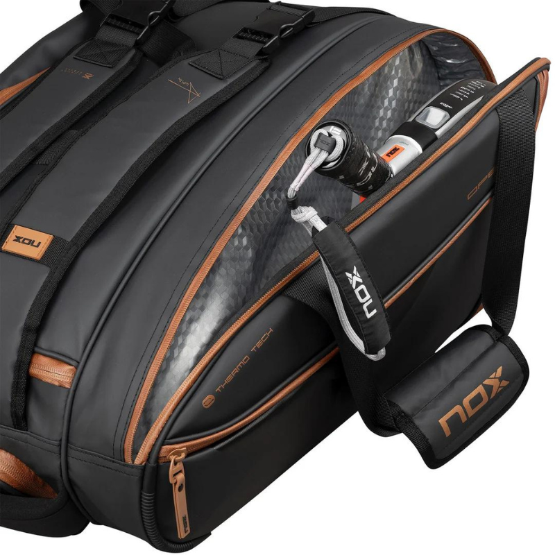 Sac de padel Nox Luxury Open Series Noir/Marron