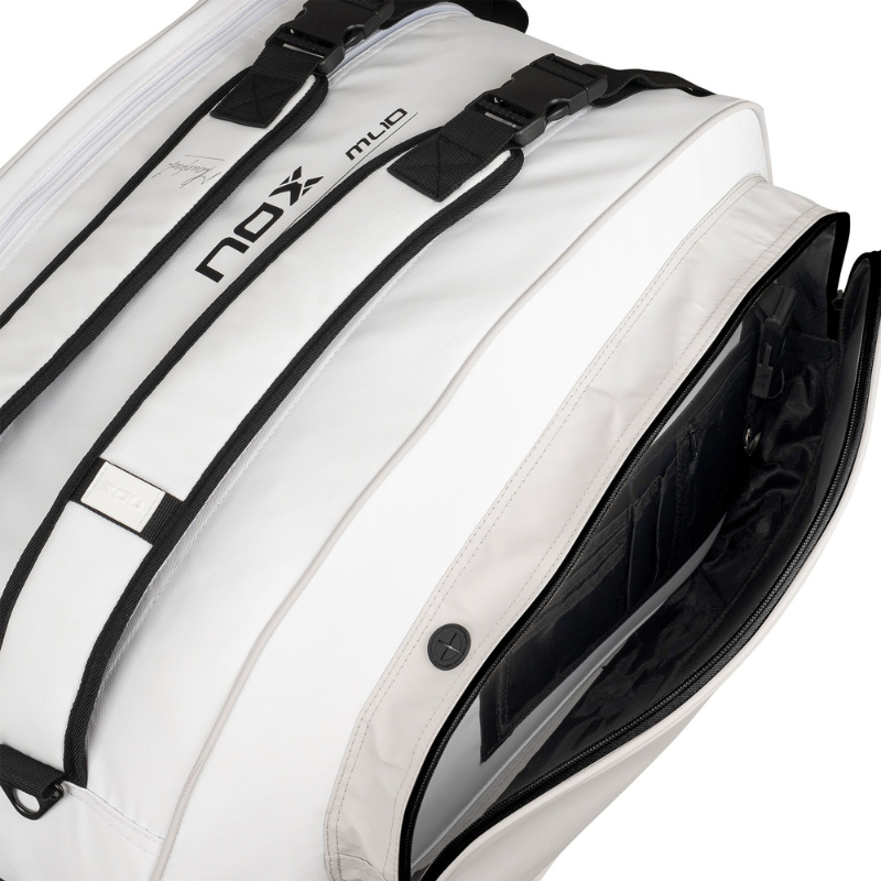 Sac de padel Nox ML10 Team Blanc/Gris