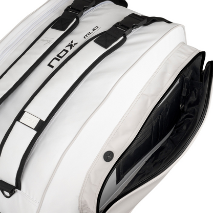 Sac de padel Nox ML10 Team Blanc/Gris