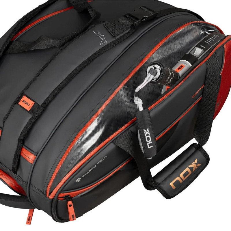 Sac de padel Nox Luxury Open Series Noir/Rouge