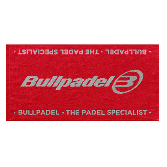 Serviette Bullpadel "The padel specialist" Rouge 2025