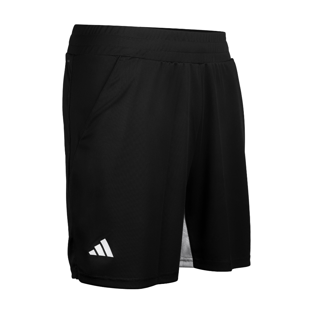Short Adidas Club 3 Stripes 7" Noir/Blanc