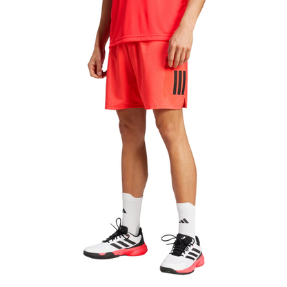 Short Adidas Club 3 Stripes Rouge