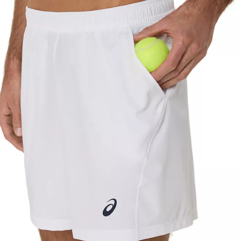 Short Asics Court 7in Blanc