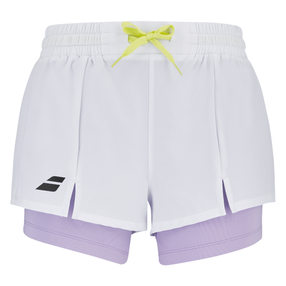 Short Babolat Perf Blanc Femme - Esprit Padel Shop