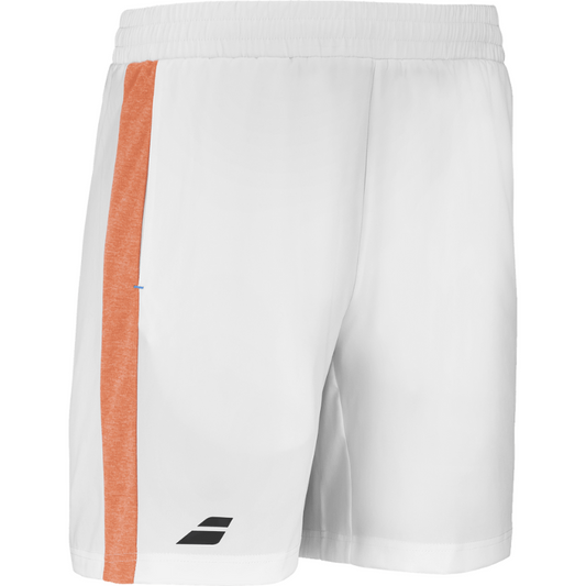 Short Babolat Play Blanc/Orange