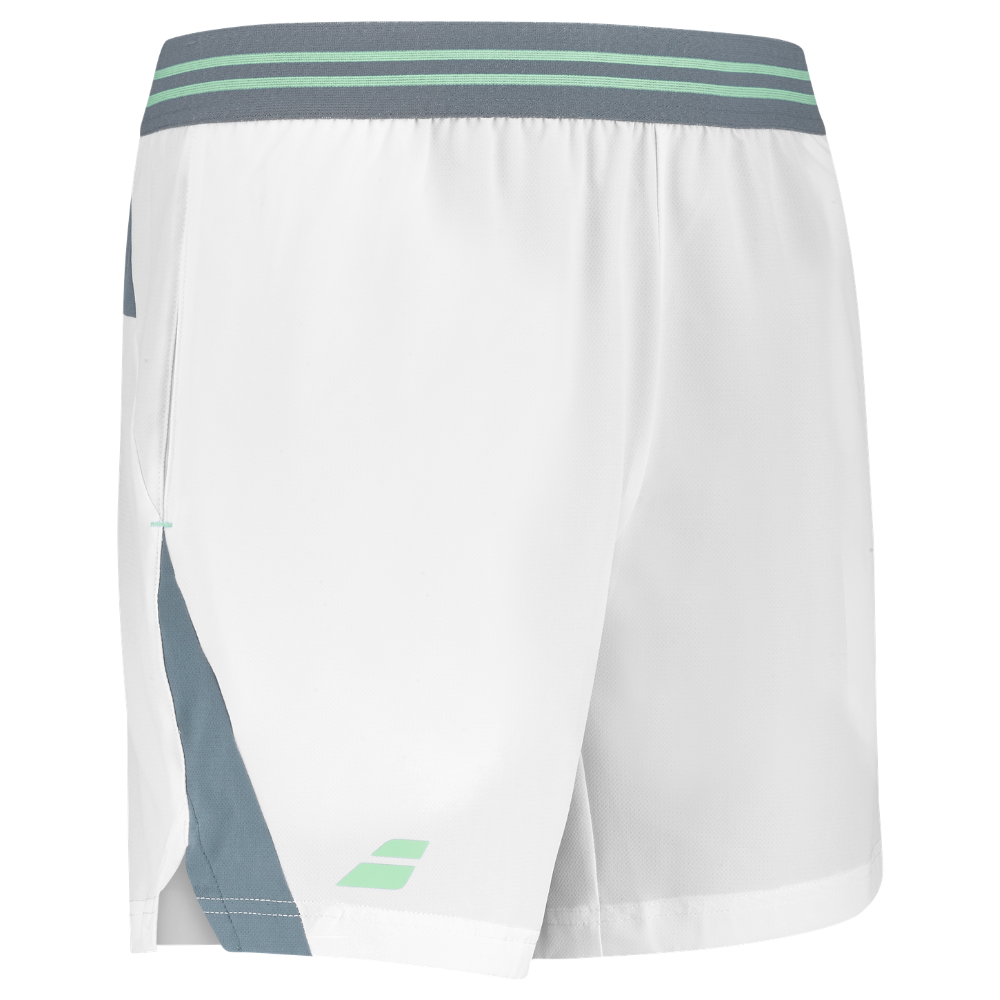 Short Babolat Play Blanc/Bleu - Esprit Padel Shop