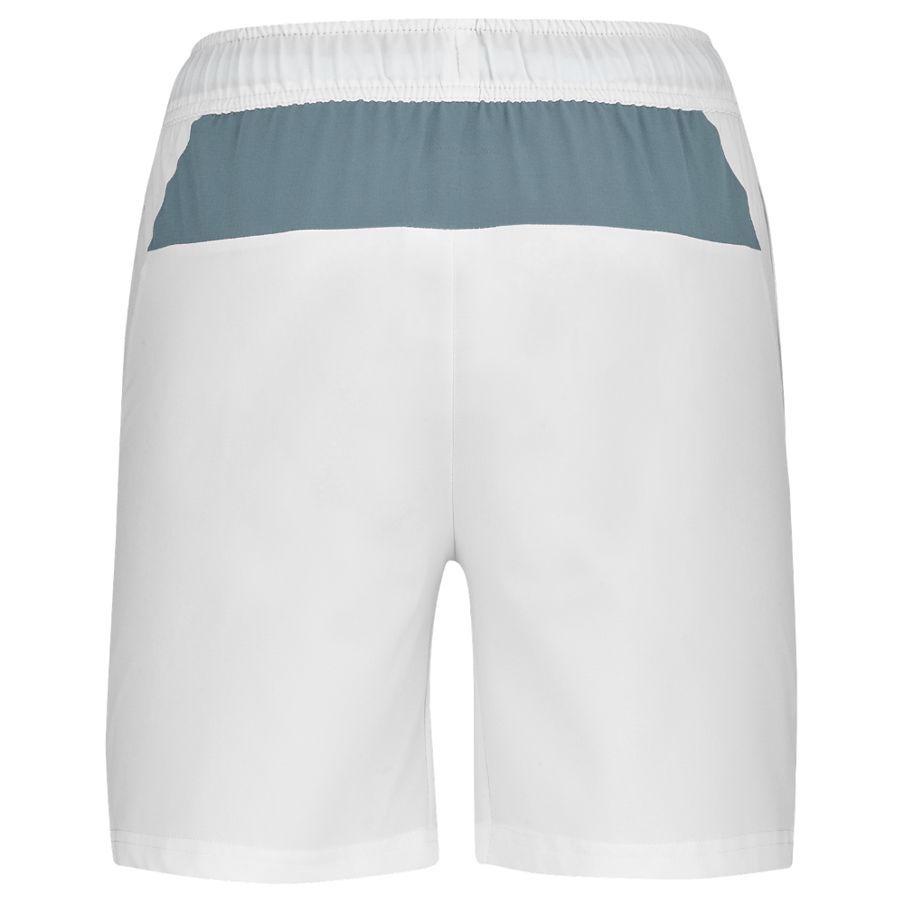 Short Babolat Play Blanc/Bleu Junior Boy - Esprit Padel Shop