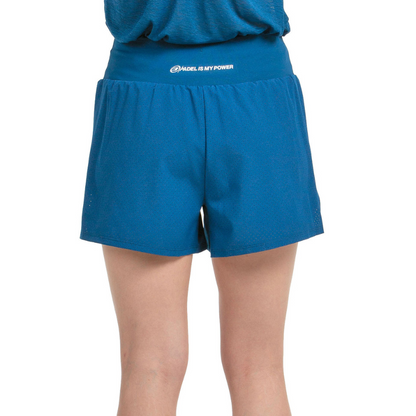 Short Bullpadel Dictio Bleu Femme