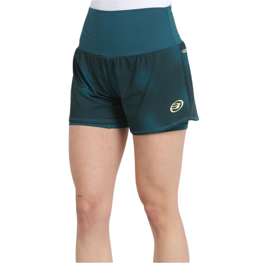 Short Bullpadel Obera Bleu Marine Femme