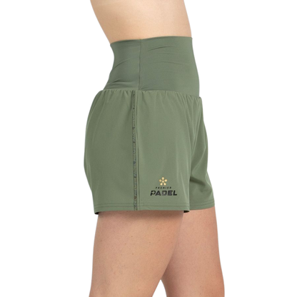 Short Bullpadel Pitan Kaki Femme