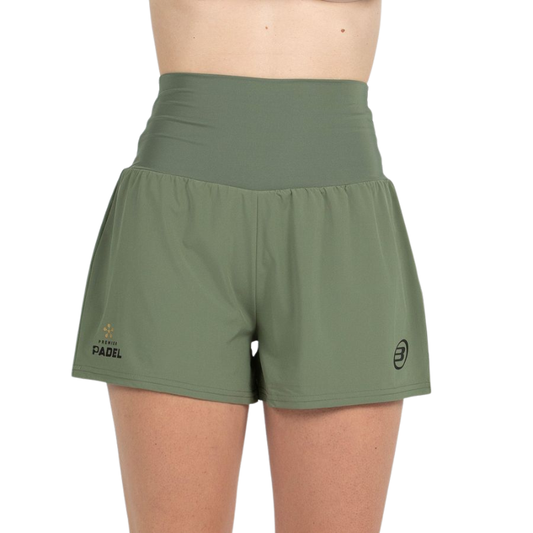Short Bullpadel Pitan Kaki Femme