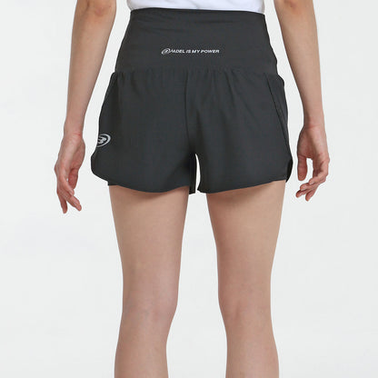 Short Bullpadel Rival Noir Femme