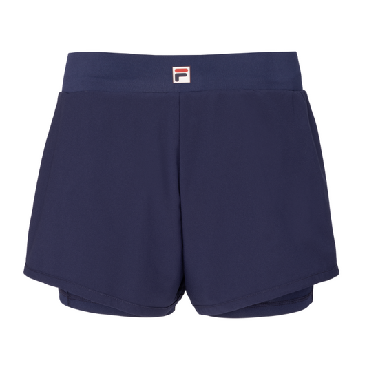 Short Fila Luna Bleu Marine Femme