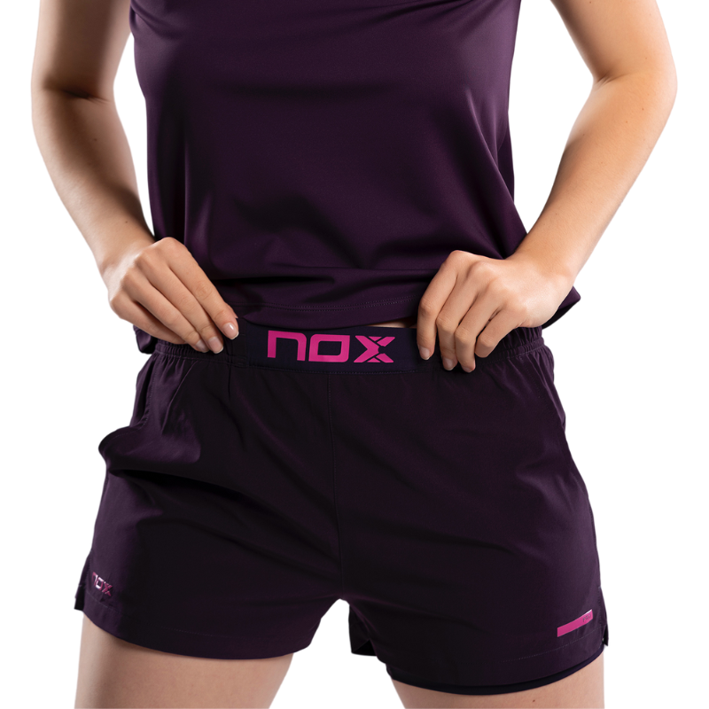 Short Nox Pro Violet Femme