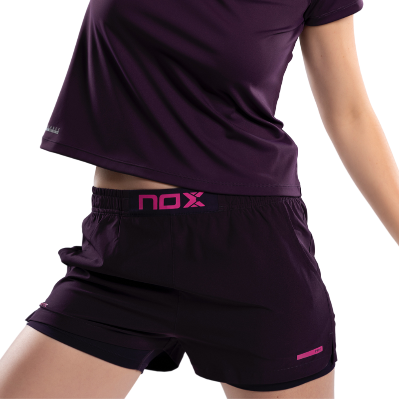 Short Nox Pro Violet Femme