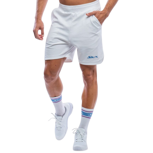 Short Siux Jacquard Blanc