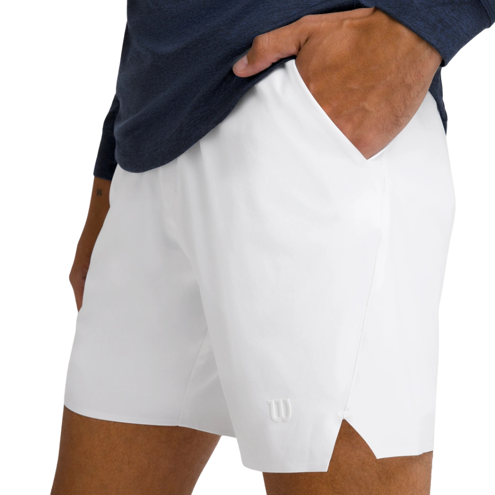 Short Wilson Tournament V2 7" Unlined Blanc