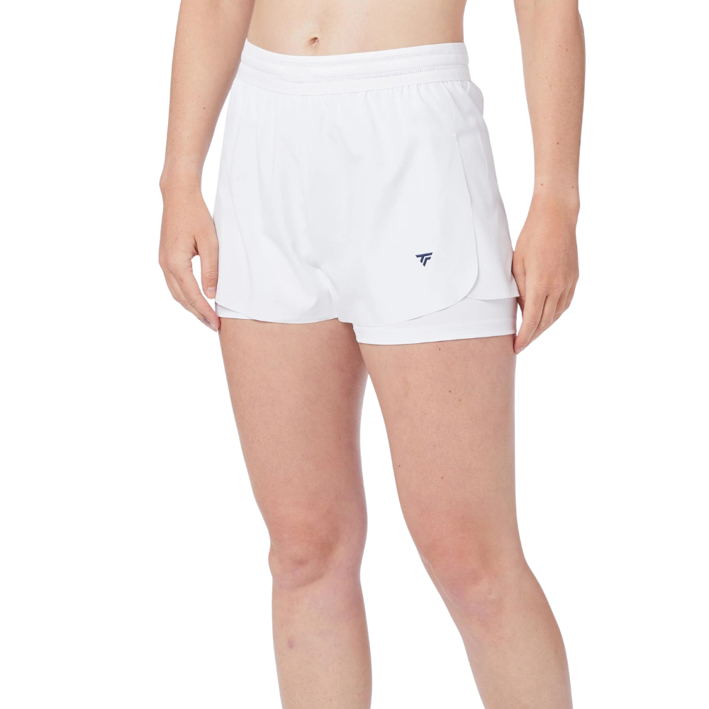 Short Tecnifibre Team Stretch Blanc Femme