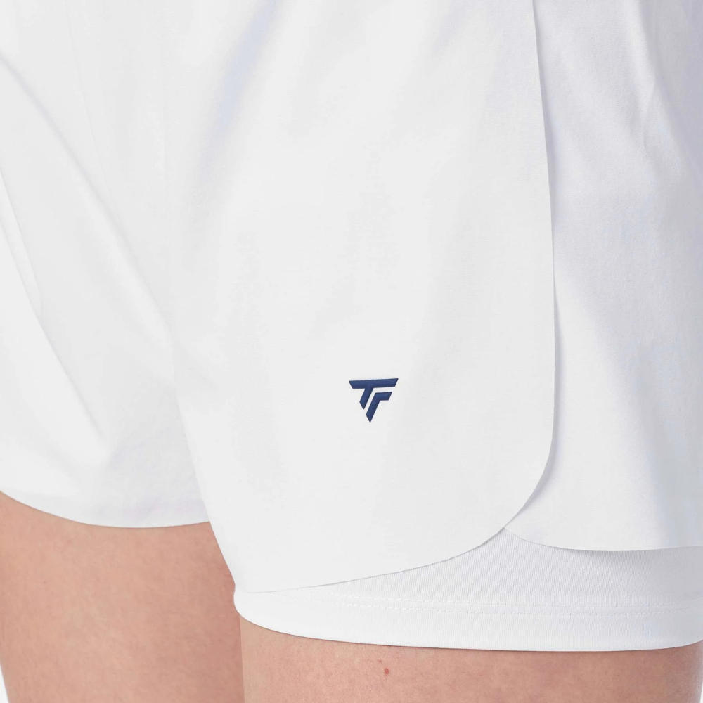 Short Tecnifibre Team Stretch Blanc Femme