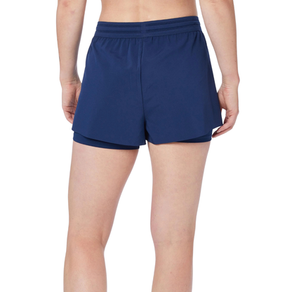 Short Tecnifibre Team Stretch Bleu Marine Femme