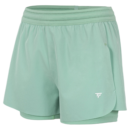 Short Tecnifibre Team Stretch Vert Femme
