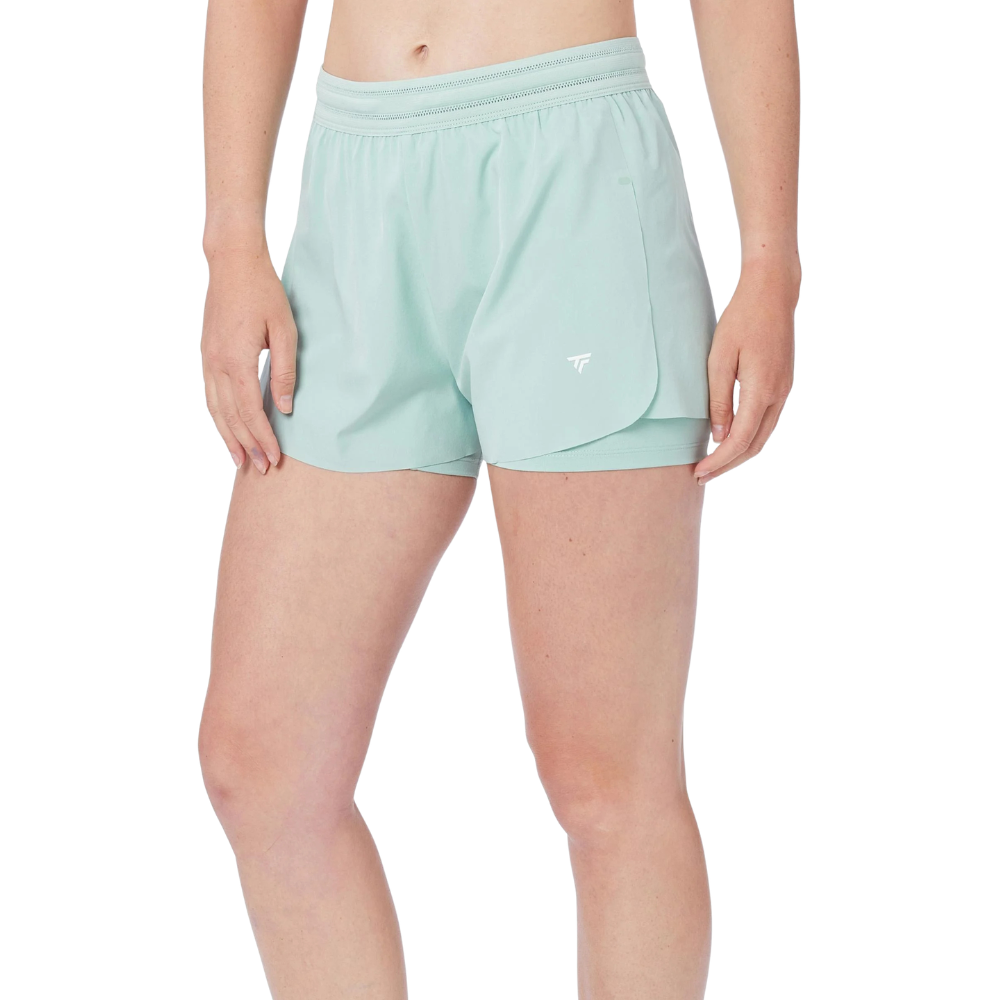 Short Tecnifibre Team Stretch Vert Femme