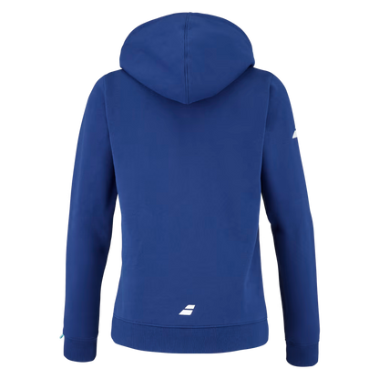 Sweat Babolat Exercise Hood Logo Bleu Femme