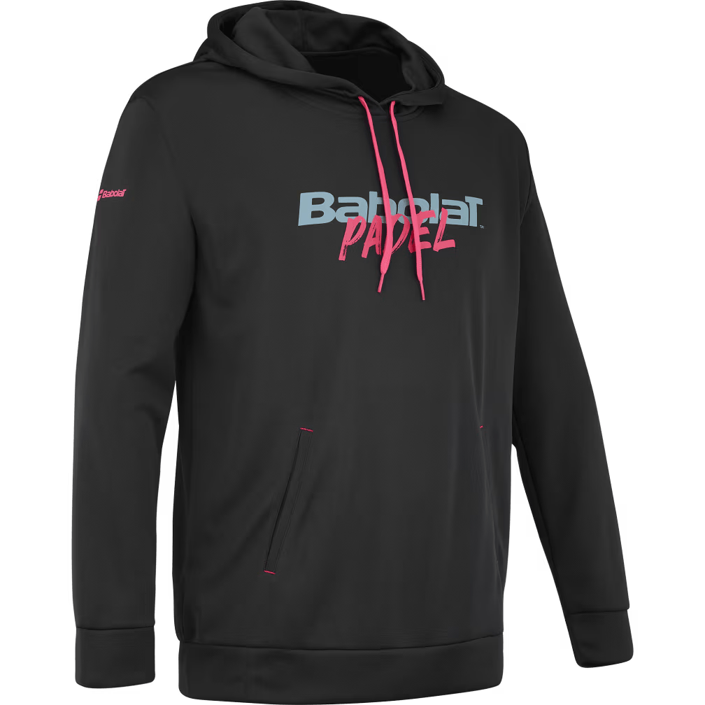 Sweat Babolat Padel Hood Noir/Rose