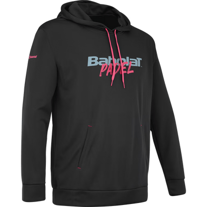 Sweat Babolat Padel Hood Noir/Rose