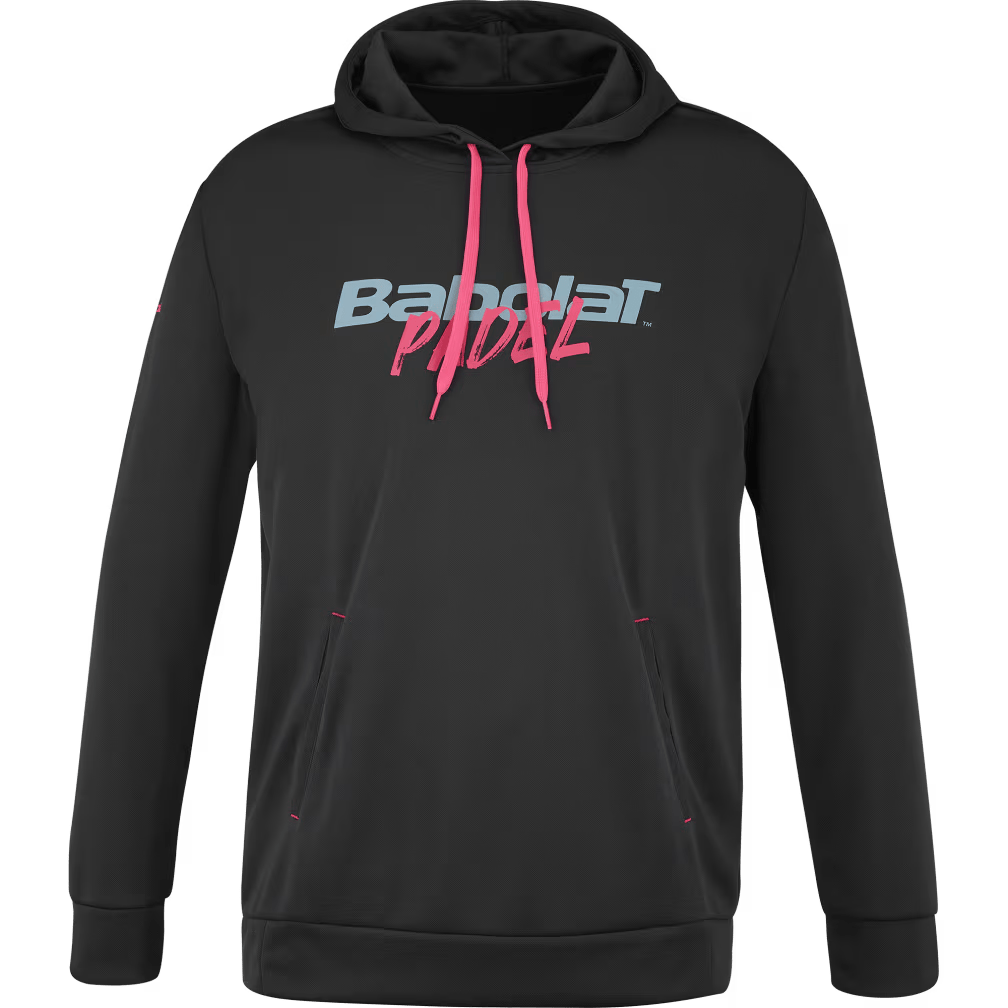 Sweat Babolat Padel Hood Noir/Rose