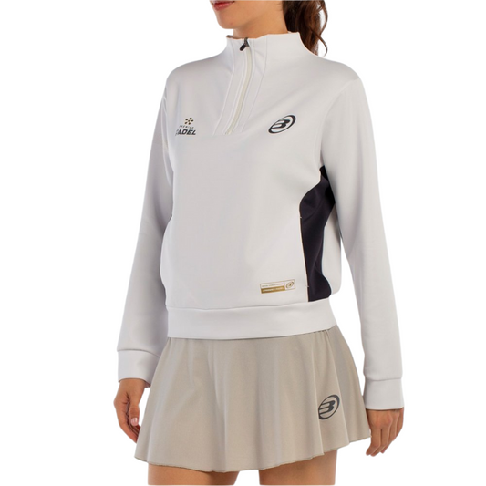 Pull Bullpadel Airar Blanc Femme