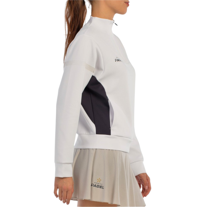 Pull Bullpadel Airar Blanc Femme