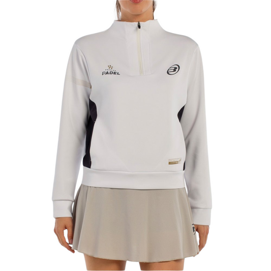 Pull Bullpadel Airar Blanc Femme