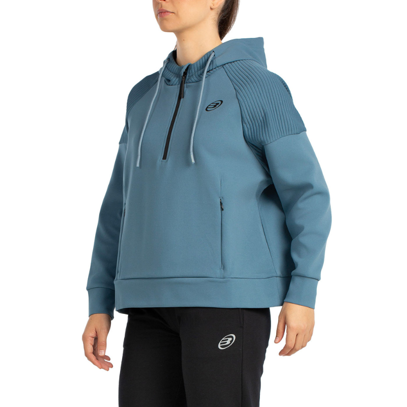 Sweat Bullpadel Bateo Bleu Femme