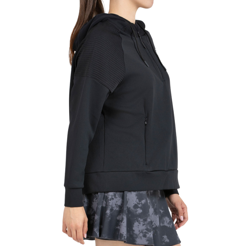 Sweat Bullpadel Bateo Noir Femme