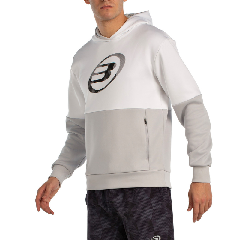 Sweat Bullpadel Boyal Blanc/Gris