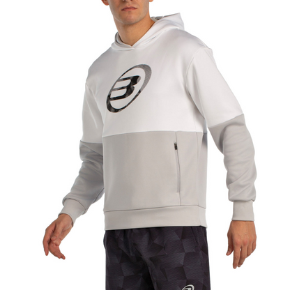 Sweat Bullpadel Boyal Blanc/Gris