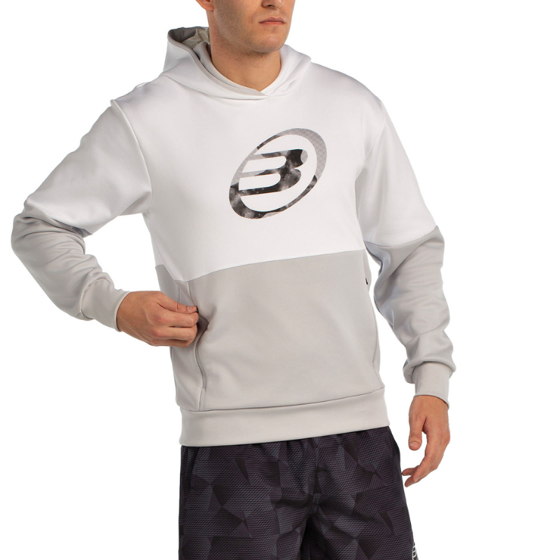 Sweat Bullpadel Boyal Blanc/Gris
