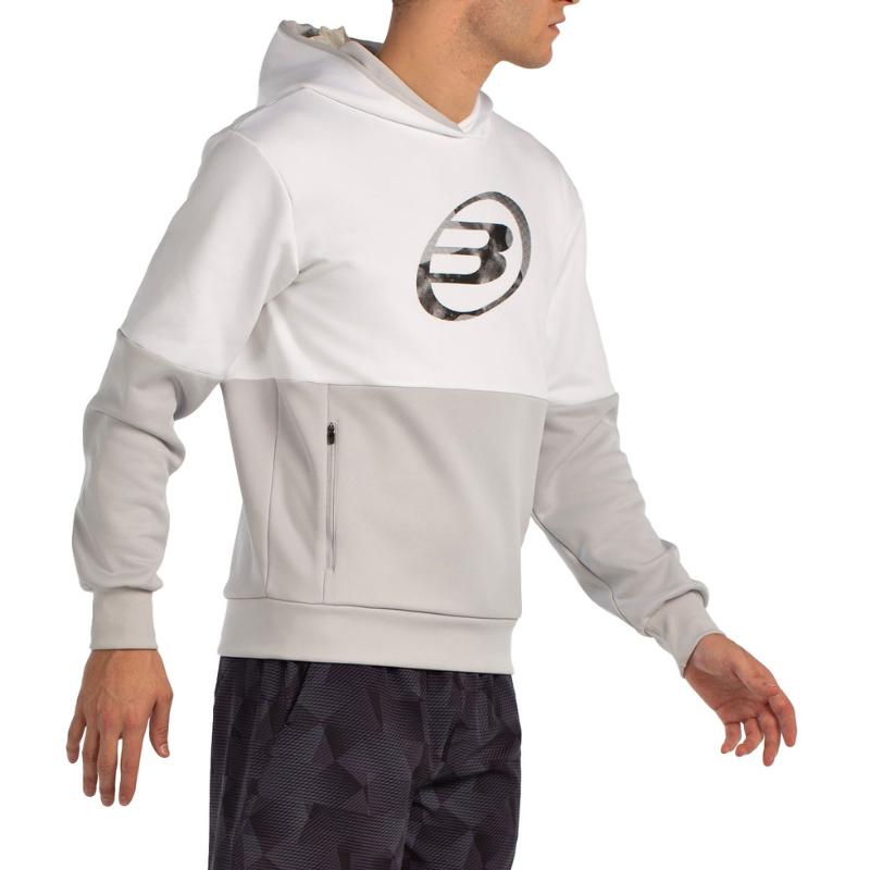 Sweat Bullpadel Boyal Blanc/Gris